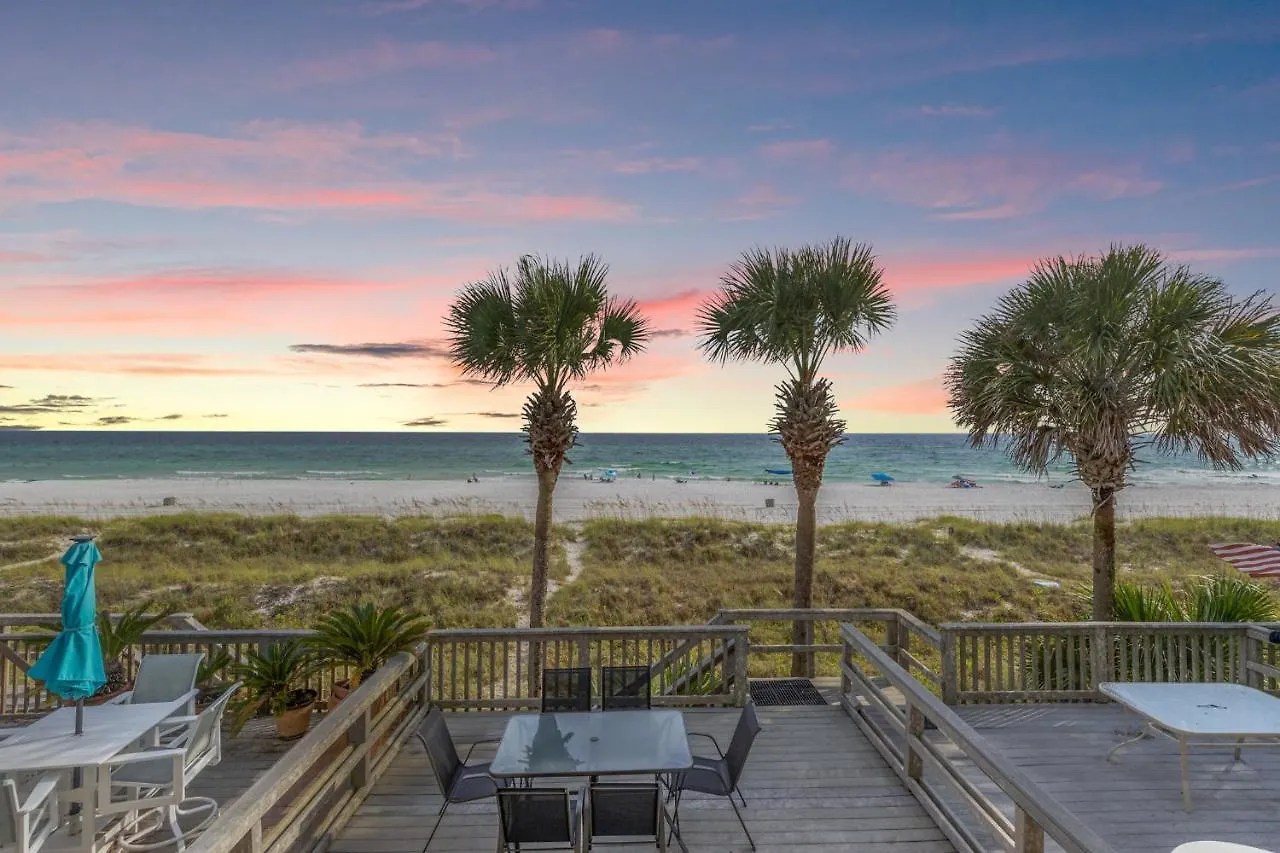 Prázdninový dům 2Bd/25Ba Gulf Front Townhome Near Pier Park! Gulf Views! Beach Access! Panama City Beach