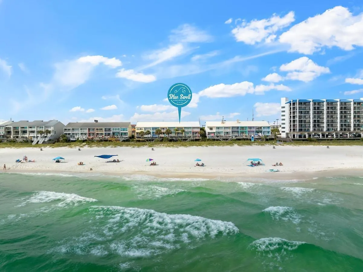 2Bd/25Ba Gulf Front Townhome Near Pier Park! Gulf Views! Beach Access! Panama City Beach Prázdninový dům