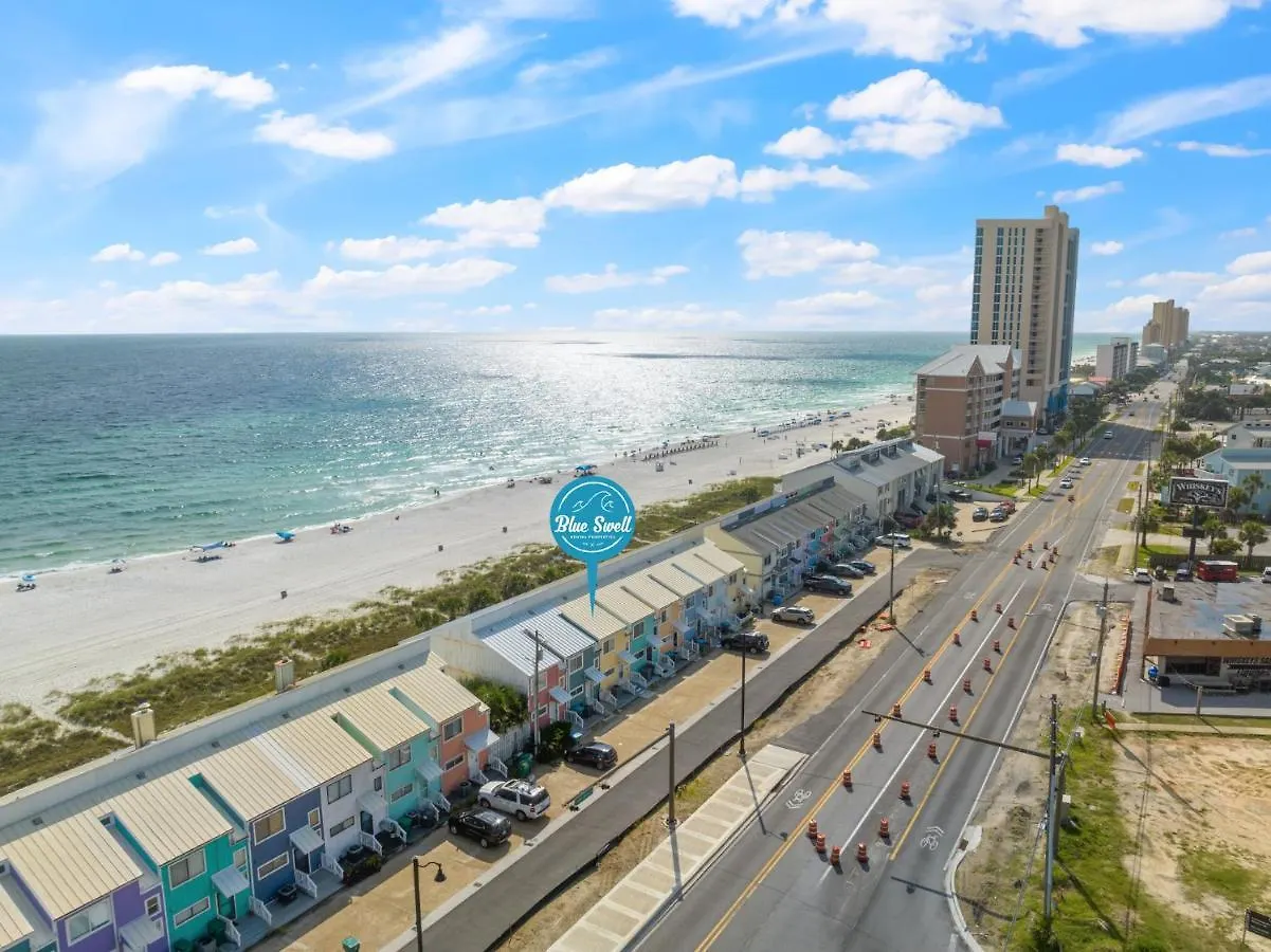 2Bd/25Ba Gulf Front Townhome Near Pier Park! Gulf Views! Beach Access! Panama City Beach 0*,  USA