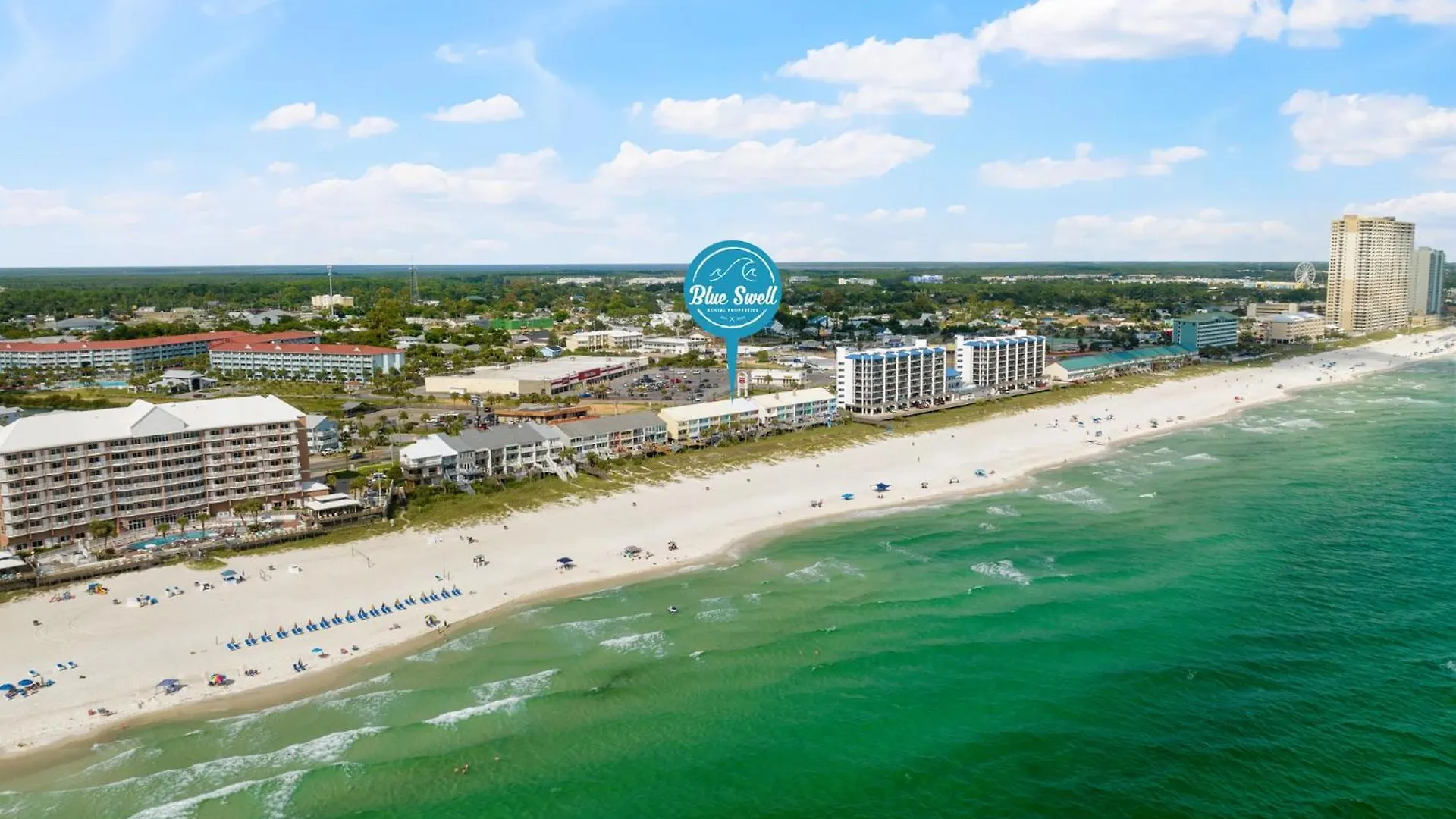 2Bd/25Ba Gulf Front Townhome Near Pier Park! Gulf Views! Beach Access! Panama City Beach Prázdninový dům