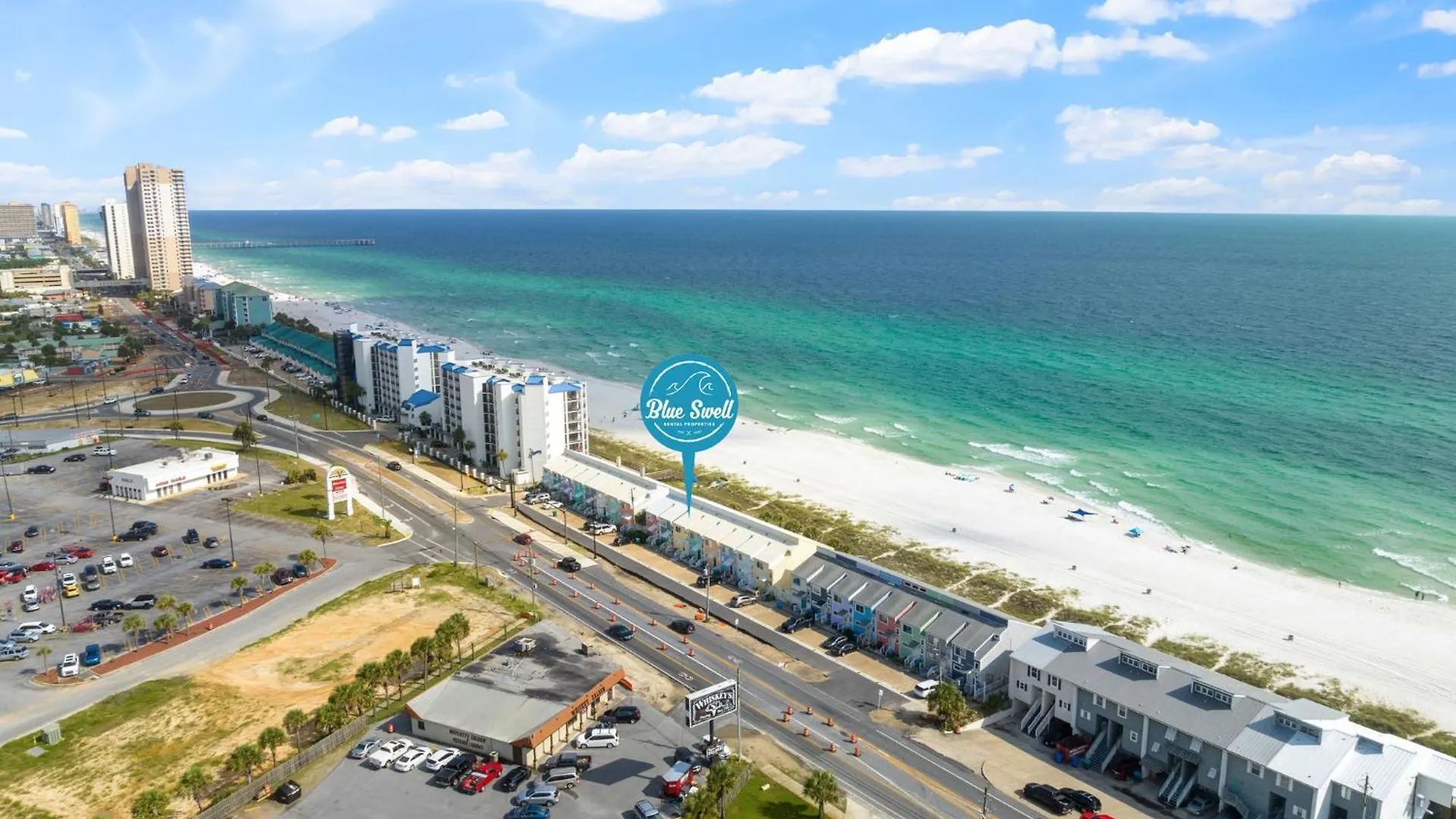 2Bd/25Ba Gulf Front Townhome Near Pier Park! Gulf Views! Beach Access! Panama City Beach
